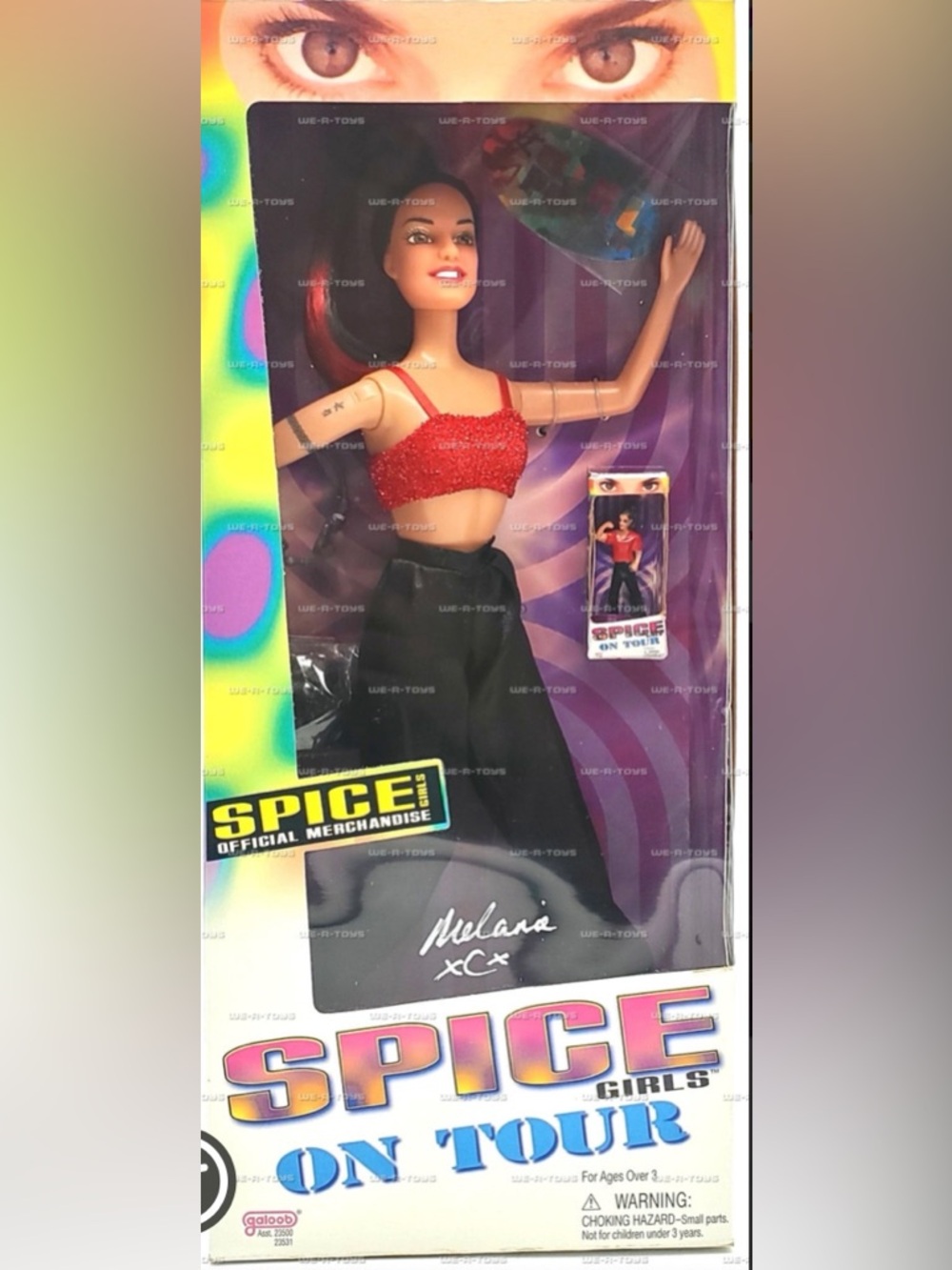 Spice Girls On Tour Mel c Red Crop Top Doll - Official Merchandise